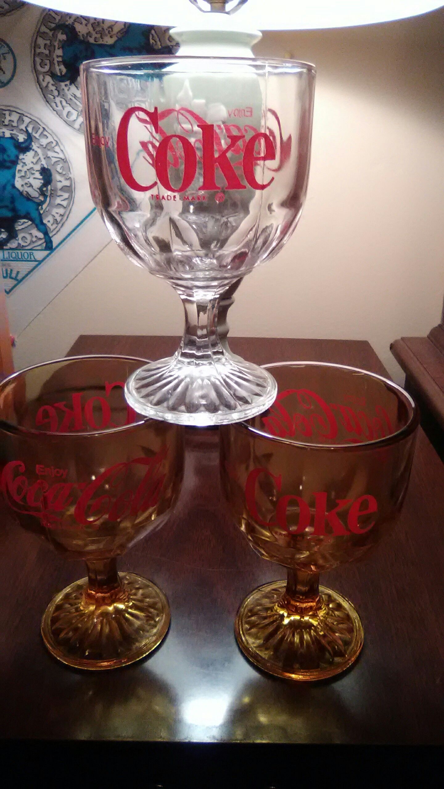 COCA COLA GOBLETS