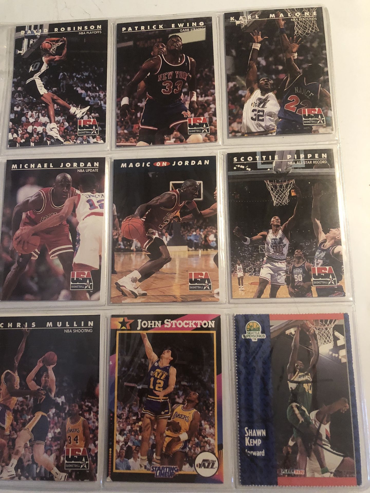 NBA USA 1992 Dream Team Cards