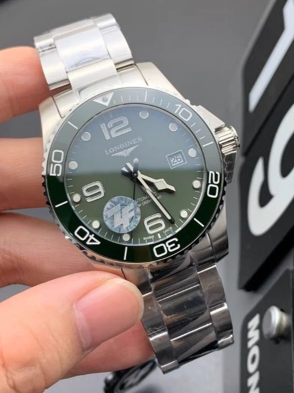 Men's automatic mechanical watch, 41mm, brand new steel bracelet model with box