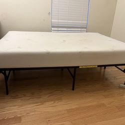 Full Size Bed frame and Mattress