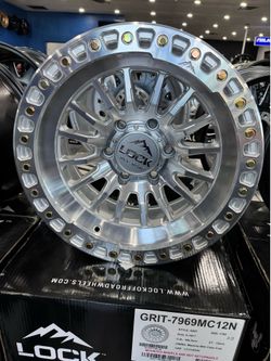 LOCK OFF ROAD GRIT 17x9 ET -12mm 6x139 MACHINED WITH CLEAR COAT