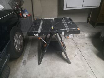 Portable Folding Work Bench - Keter/Black+Decker Style