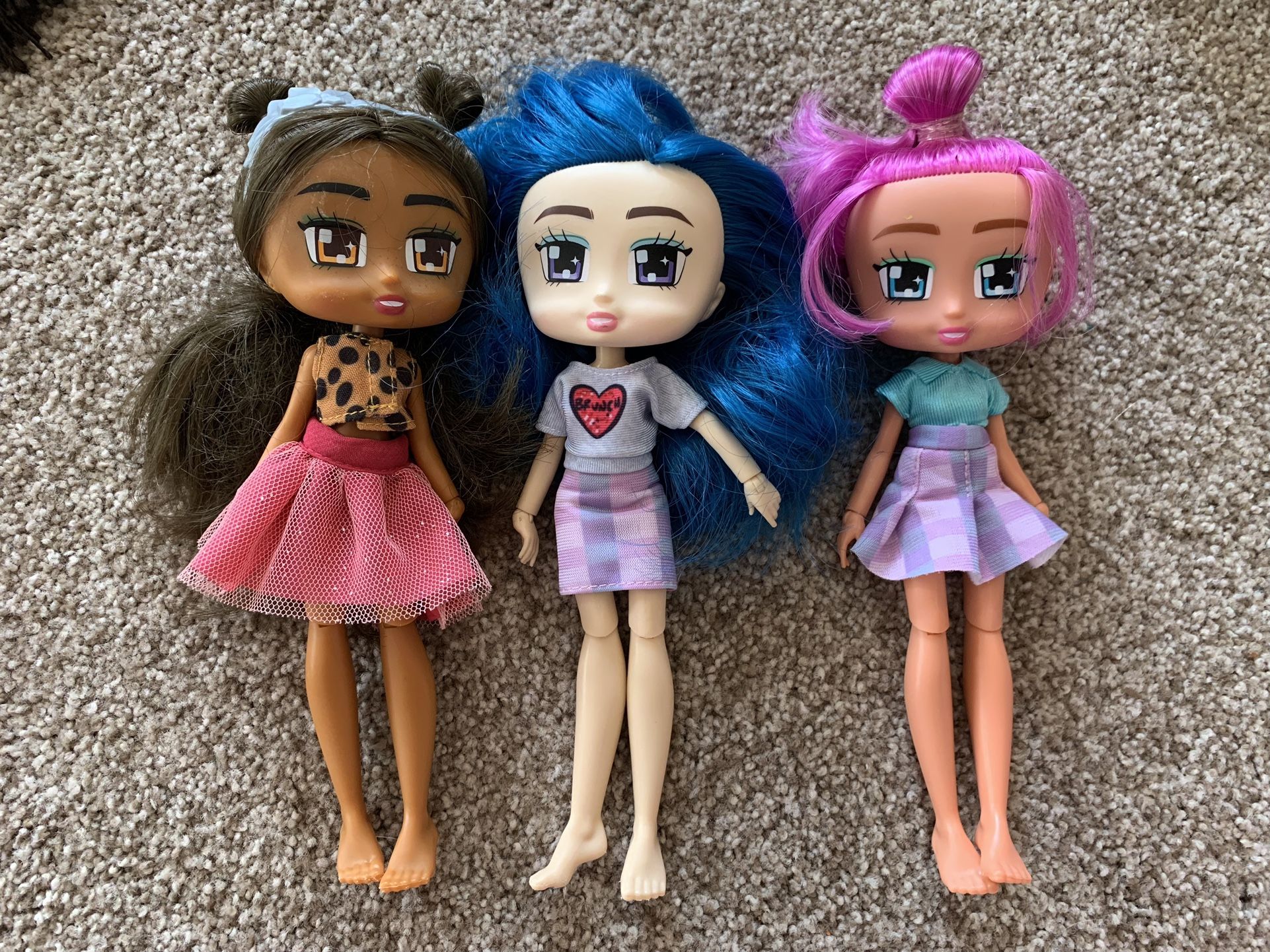 Like NEW Set Of Boxy Dolls (all For $15)