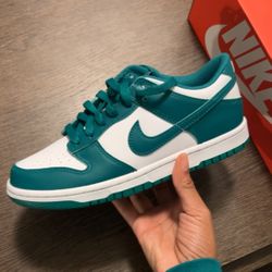 Green & White Nikes