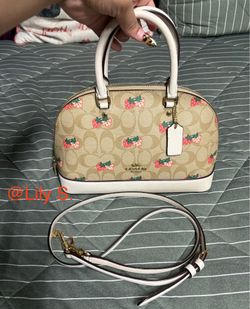 Coach Strawberry Mini Sierra Satchel Handbag
