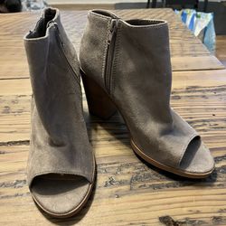 Taupe Booties Size 6.5