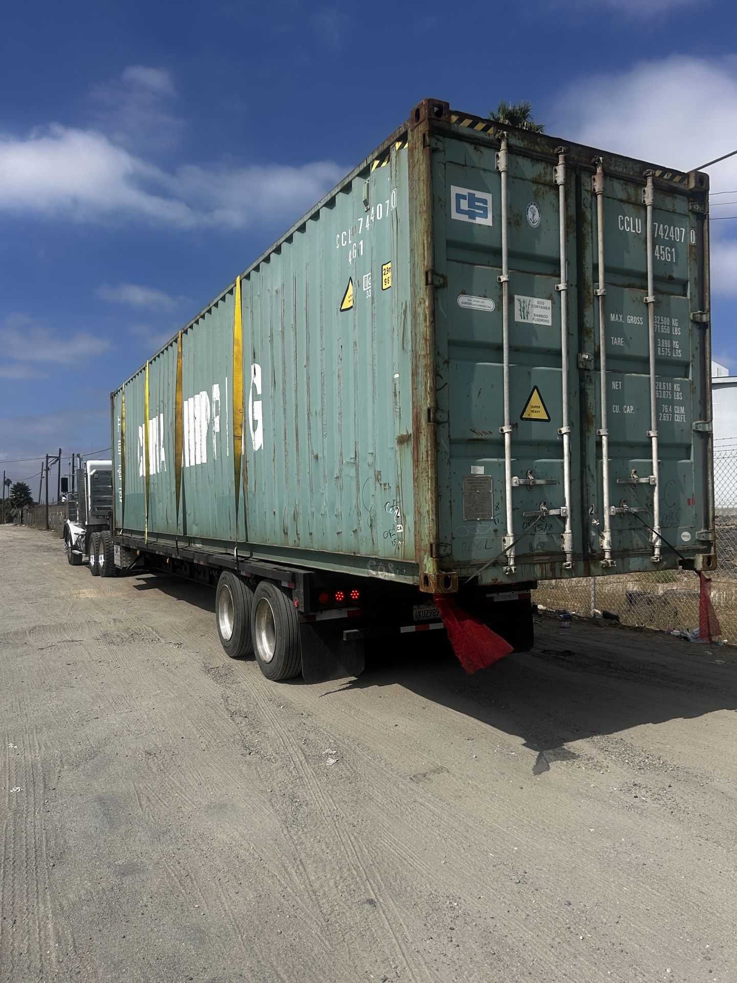 Used 40ft High Cube Shipping Container – Wind & Watertight – Delivered in Bakersfield CA!