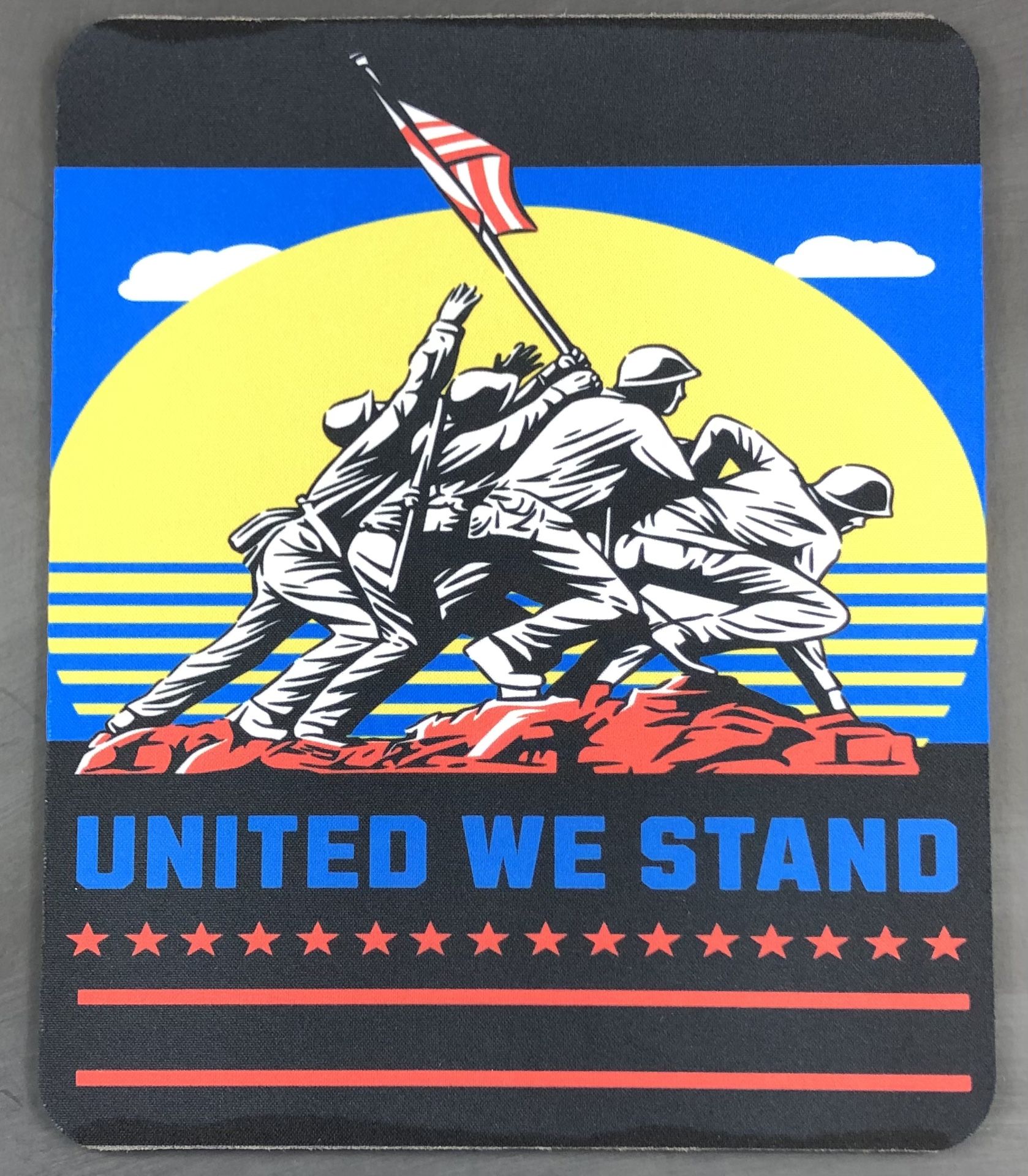 United We Stand Patriotic Soft Gaming Mouse Pad Laptop Computer PC Optical MousePad - 9.5" x 7.9"