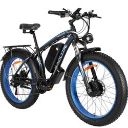 Peak 3000W 26” Fat tire Dual Motor Ebike 38 MPH, 48V 23AH Battery