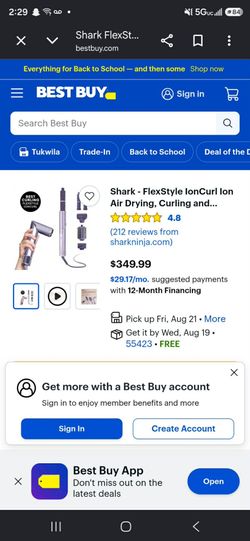 Shark FlexStyle IonCurl Air Drying & Curling Tool