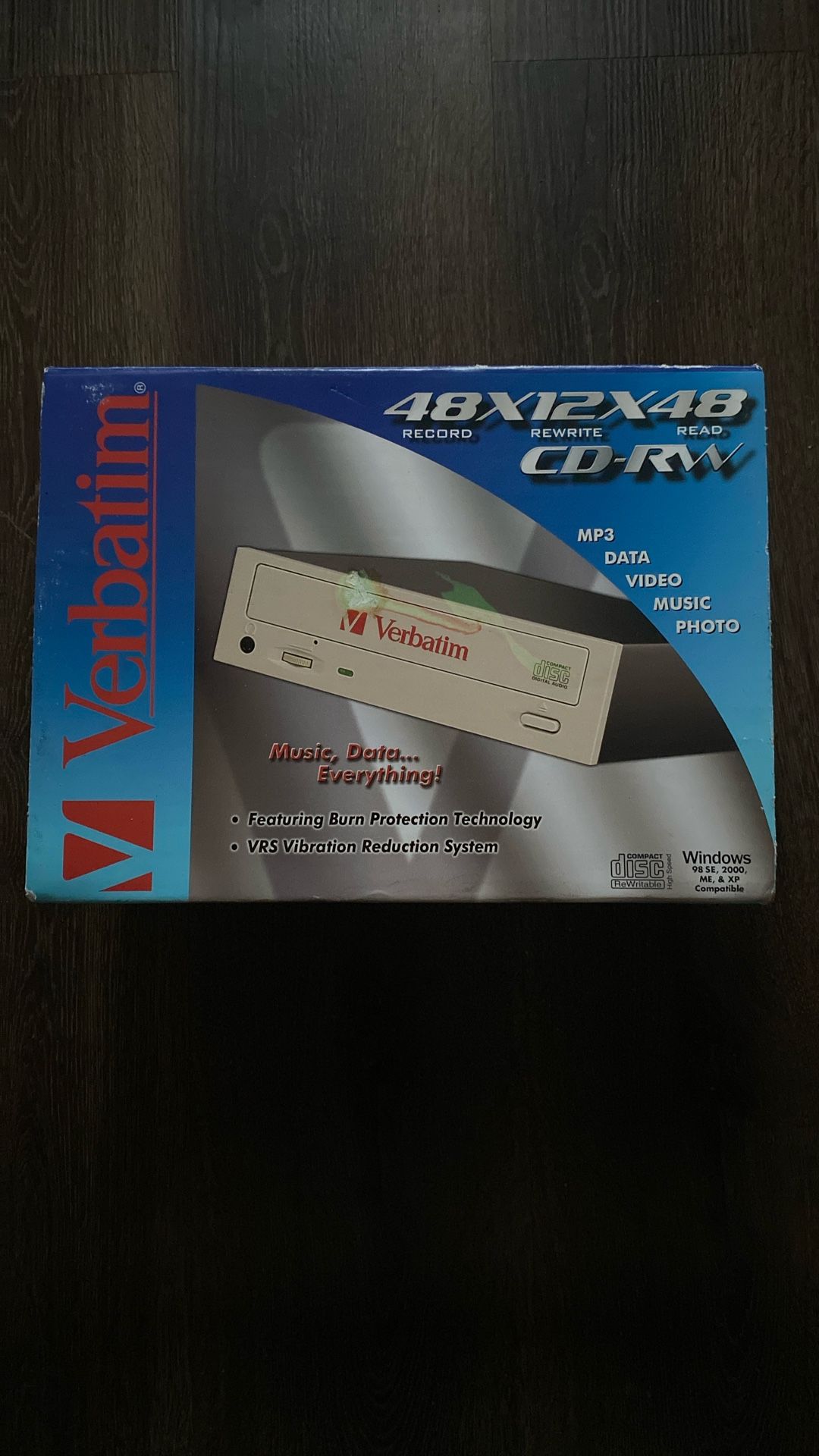 Verbatim CD-RW 48x12x48 Drive – Vintage PC Burner 💿 Great Condition
