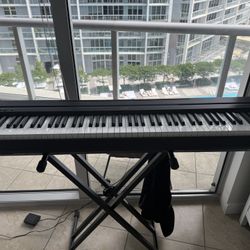 Yamaha P-45 88-Key Weighted-Action Digital Piano Black 