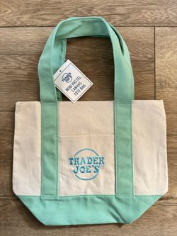 Trader Joe’s Pastel Mini Tote Bag 2025 Limited Edition