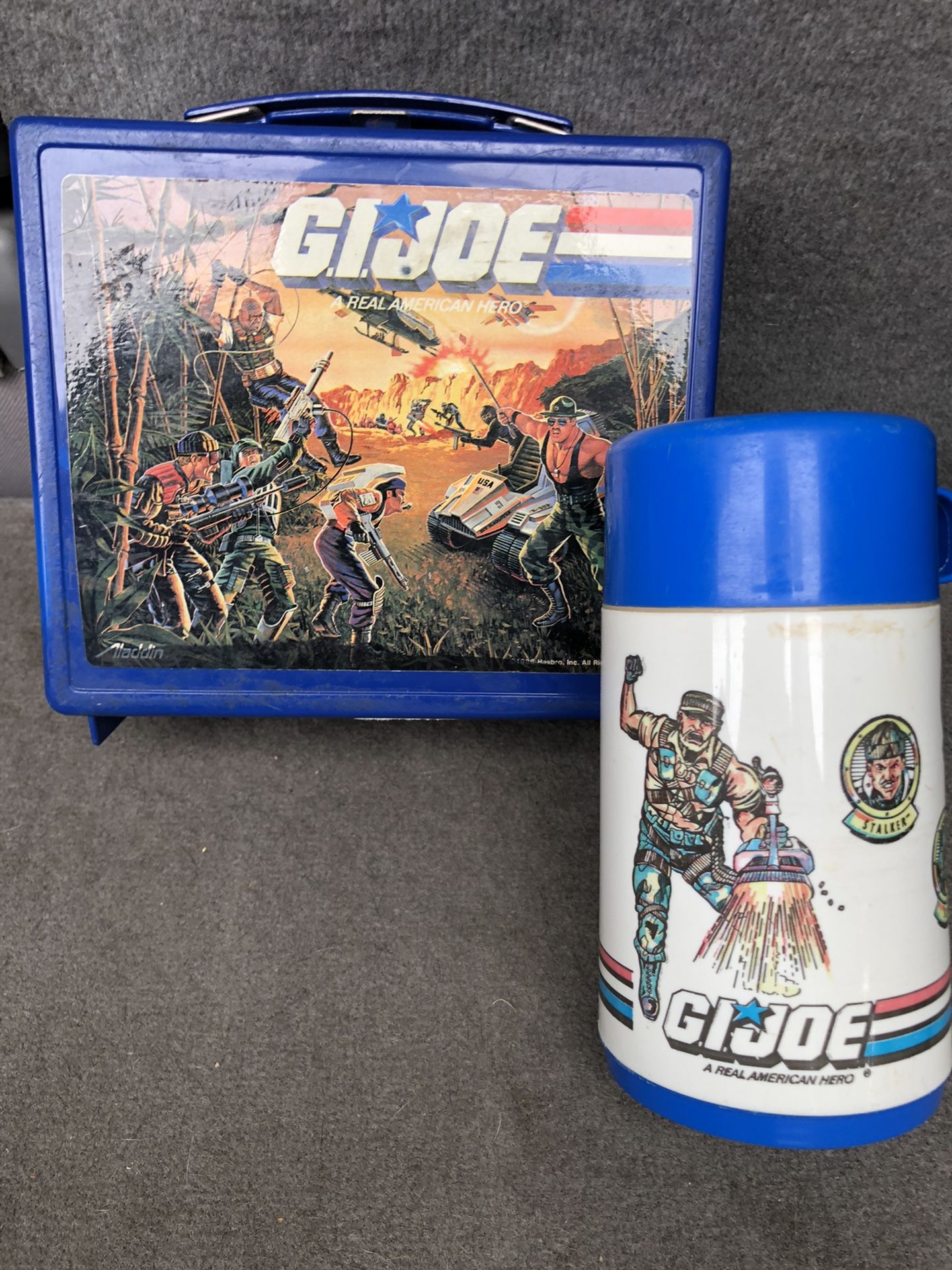 Vintage GI Joe Lunchbox With Thermos 