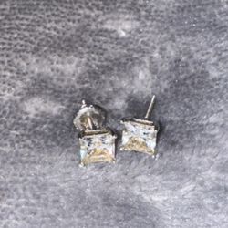 2 Pair Screw Back Diamond Earrings BOTH $100