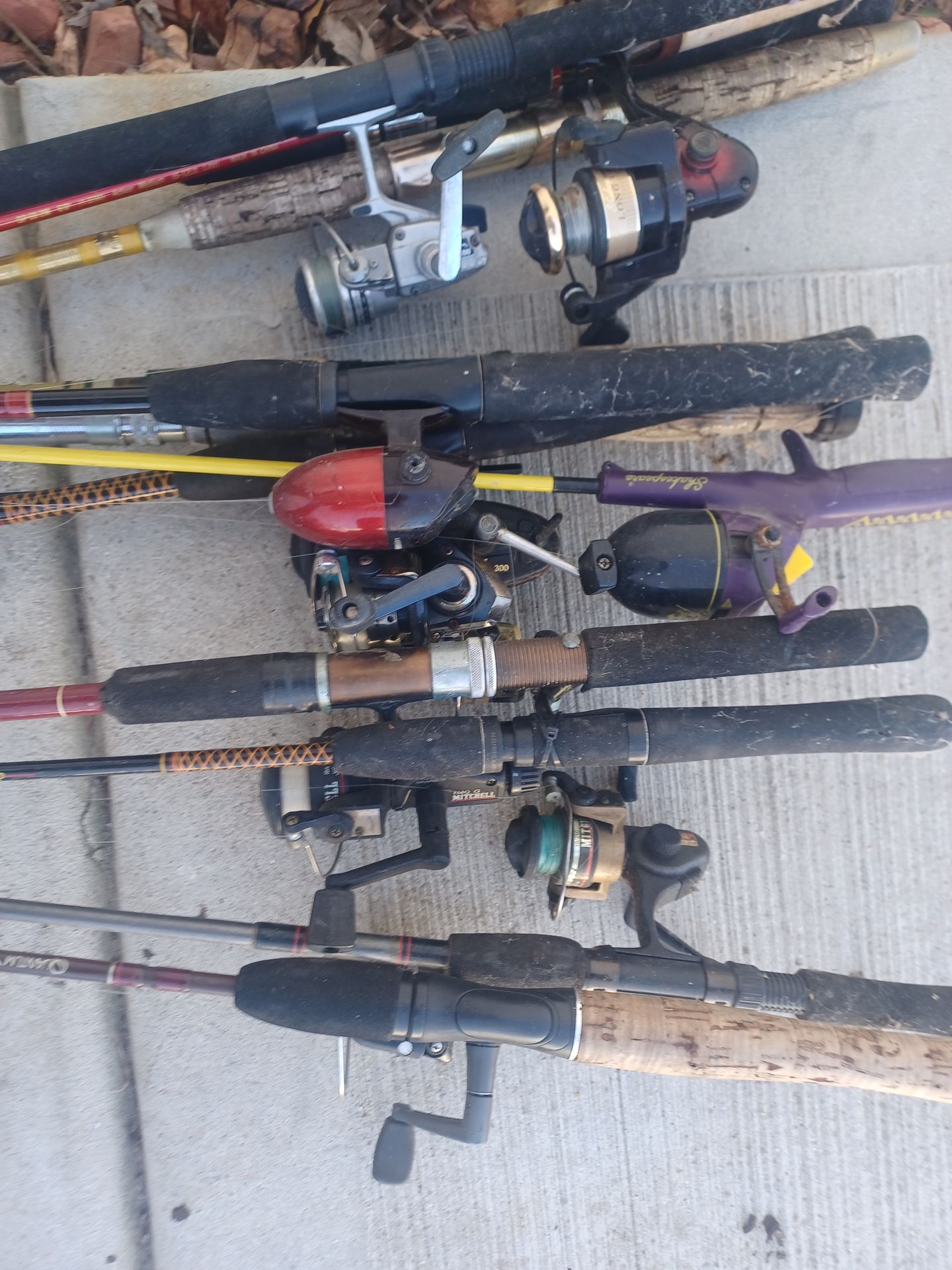 Fishing poles