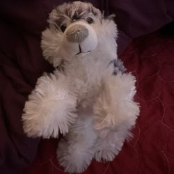 Wishpets Wish Pets Super soft fluffy Wolf Dog Husky 