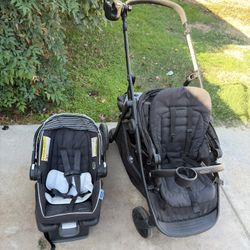Graco Ready2Grow LX 2.0 Double Stroller + Infant Car Seat