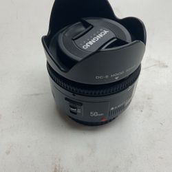Yongnuo 50mm Camera Lens With Hood
