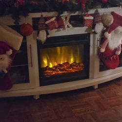 TV STAND- FIREPLACE- HEATER 