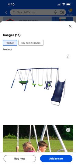 Outdoor play ground swing set