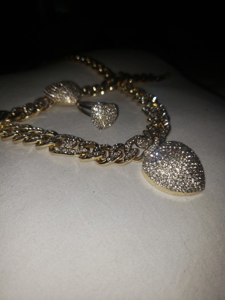 Necklace, Ring, Bracelet Set