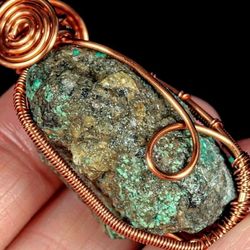 84 CT Arizona Turquoise Rough Gem Pendant New Usa 