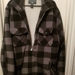 Mens size Xxl  Thick Flanel Jacket Excellent Condition  Like New