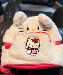 Hello Kitty Faux Fur Mini Backpack $10