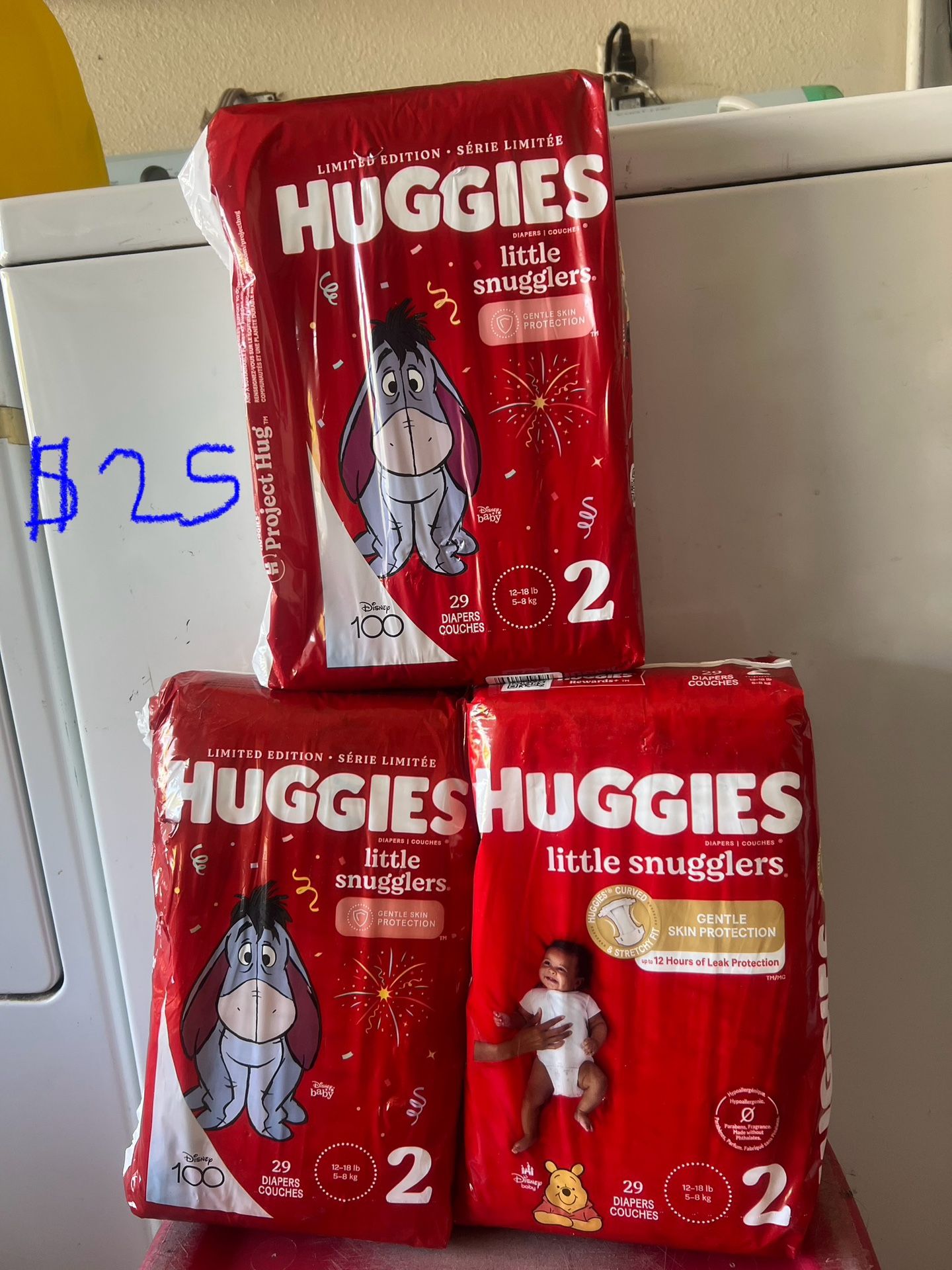 $25 Huggies Diapers 