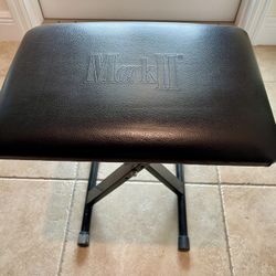 GREAT PRICE!  Mark II Cushioned Adjustable Keyboard Bench - 17" W x 12" D x 20" H (+ or - 2" Adj H)