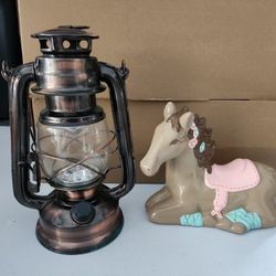 Led Latern, Horse Bank $5.00 Each