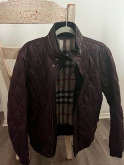 Burberry quilted bomber jacket