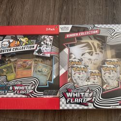 Brand New Unopened Pokemon Black & White Flare Binder+ Poster Collection Bundles