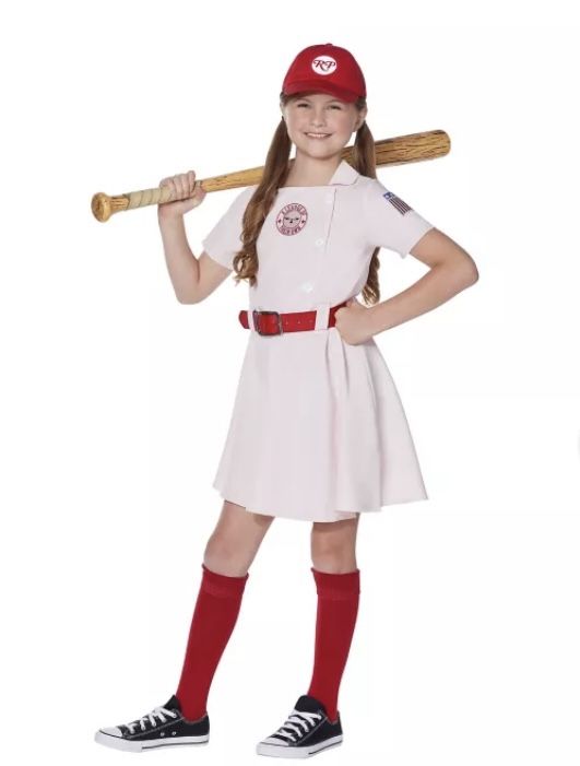 Kids Costume - A League Of Their Own - Rockford Peach - 5-6T