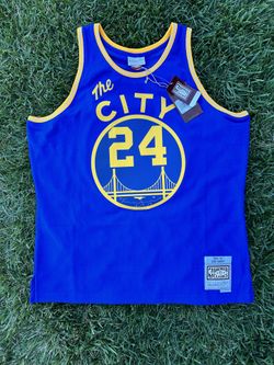 MITCHELL & NESS NBA SWINGMAN JERSEY GOLDEN STATE WARRIORS 66 RICK BARRY XL