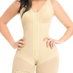Fajas Colombianas Shapewear for Women Tummy Control Post Surgery Full Body Shaper Butt Lifter with Zipper Crotch size XS