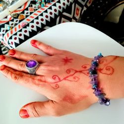 Amythist Gemstones Bracelet 