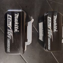 Brand new makita 18v batterys 4.0 packet