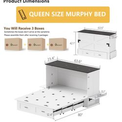 Queen Murphy Bed