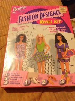1996 barbie fashion designer refill kit