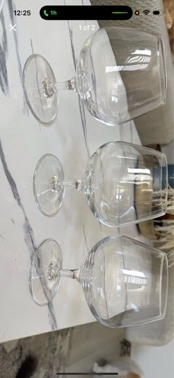 Luxury Set of 3 Wine Glasses