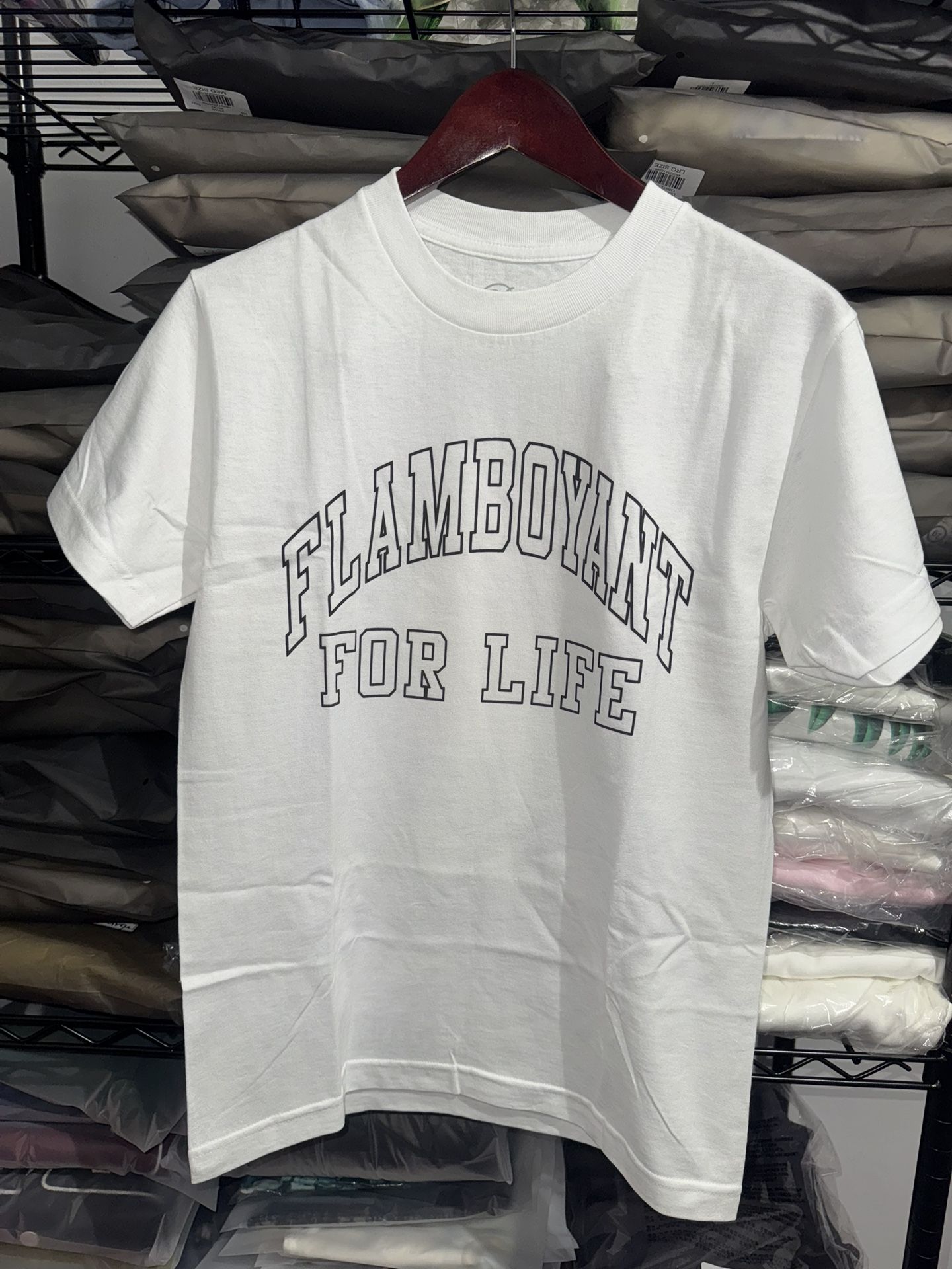 Flamboyant Big l x Pleasures T Shirt Size Small