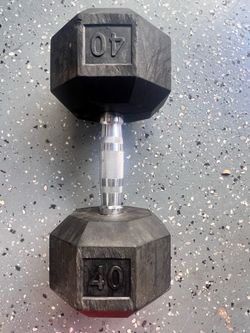 1 Hex All in Motion 40lb dumbell