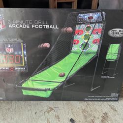 NFL 2-Minute Drill Arcade Football Game Official Foldable LED Scoring 7'8" Long