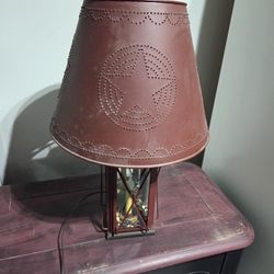 Primitve Metal Lamp 