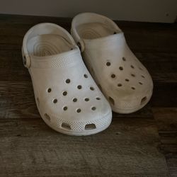 White Crocs