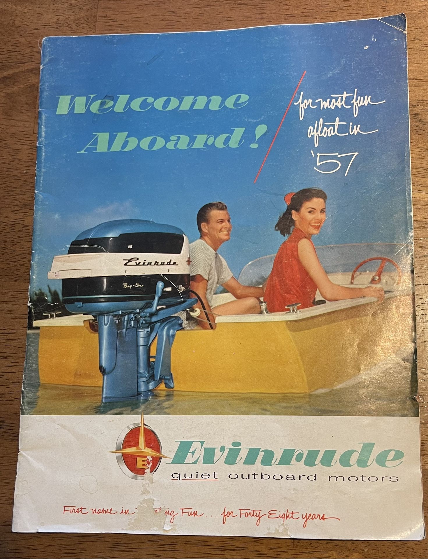 1957 Evinrude Outboard Brochure