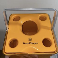 Veuve Clicquot Ponsardin French Champagne Porsche Orange Plastic ice bucket / cooler  This is such a great piece to have if you are a fan of Veuve Cli