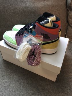 Nike Air Jordan 1 Mid SE Multicolor Mens Sz 10.5/ Women’s Sz 12 New